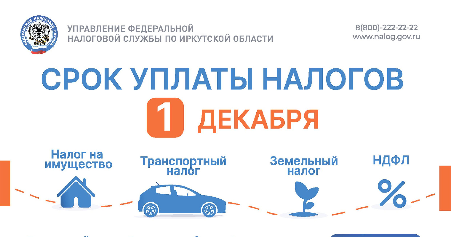 Срок уплаты налогов